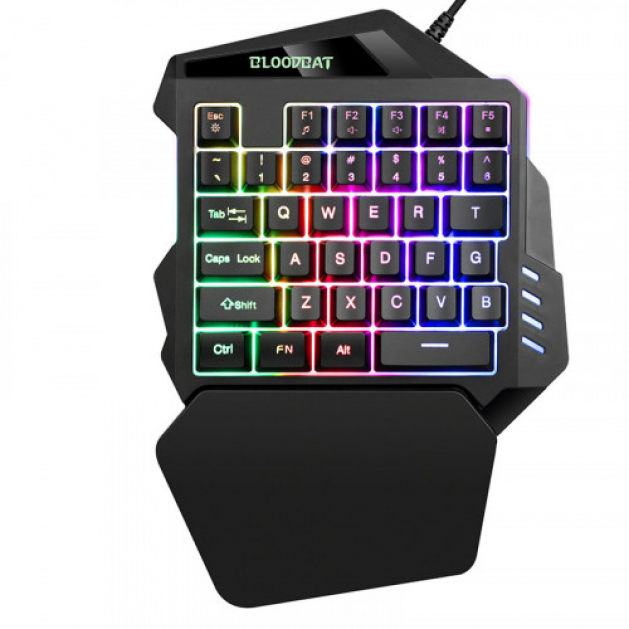 Teclado Bugha One Handed led gaming