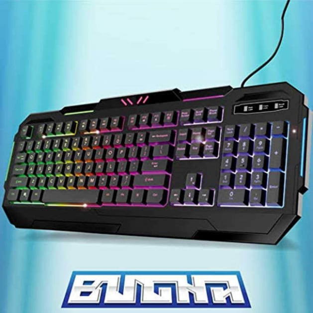 Teclado Bugha Led Gaming 