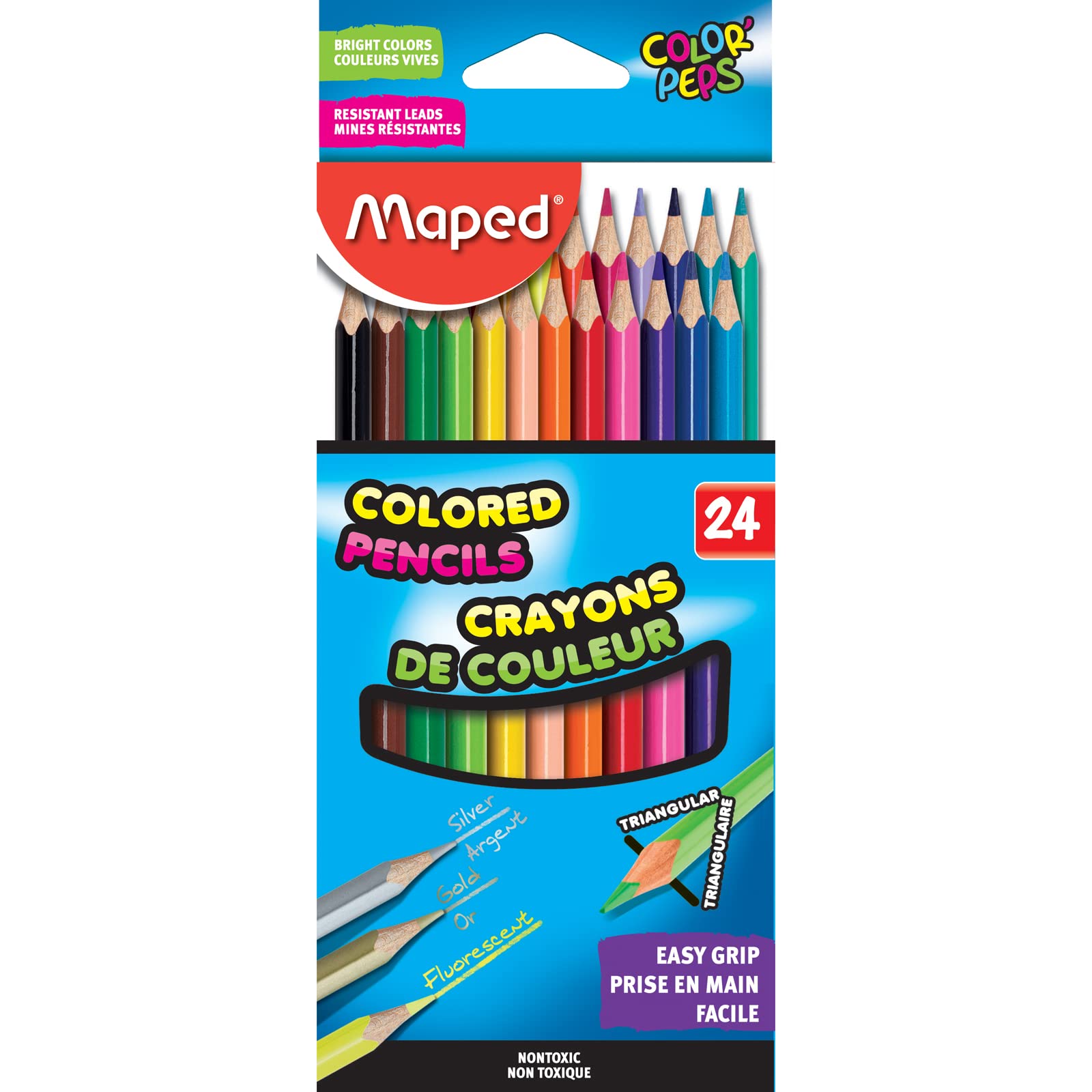 Lapices color Maped triangular 