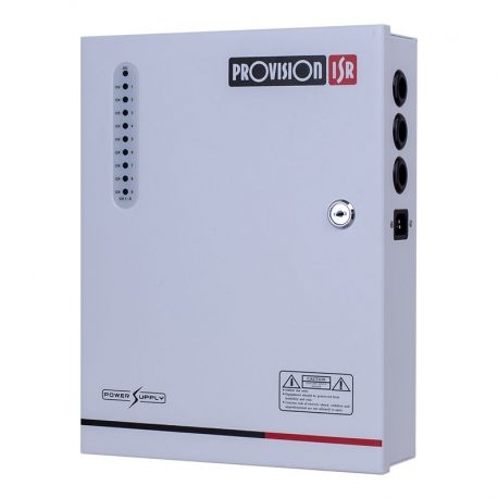 Caja de fuentes de poder Provision ISR - PR 9CH 12V 10QAMP 
