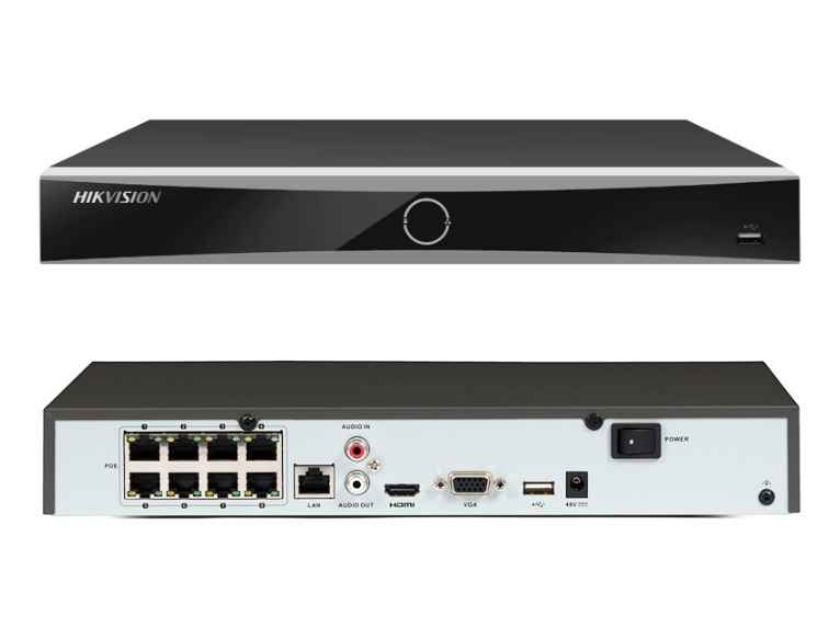 Grabador Hikvision de 32 canales IP, 8MP, Acusense, Ds7732nx1-k4