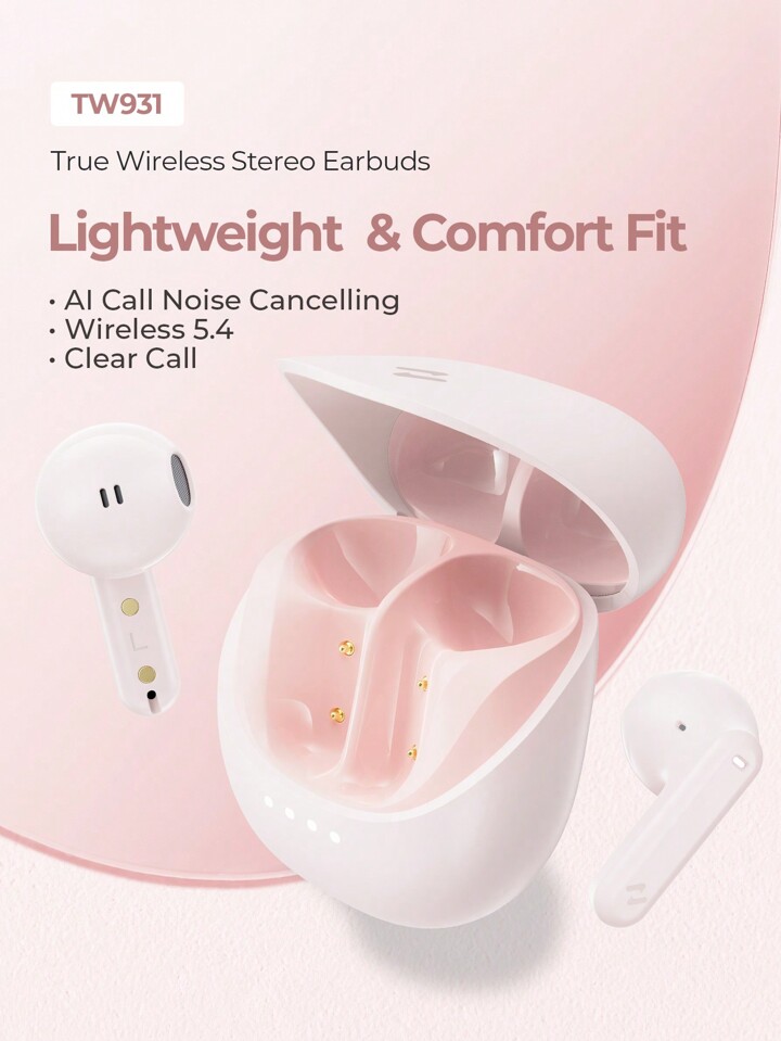 AUDIFONO INALAMBRICO HAVIT TW931 ROSADOS