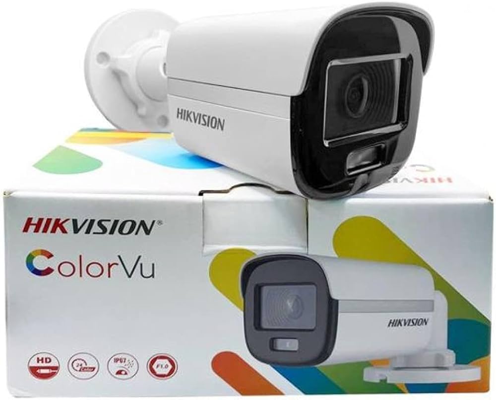 Camara Bullet ColorVu 2mp, DS-2CE12DFT-F Hikvision