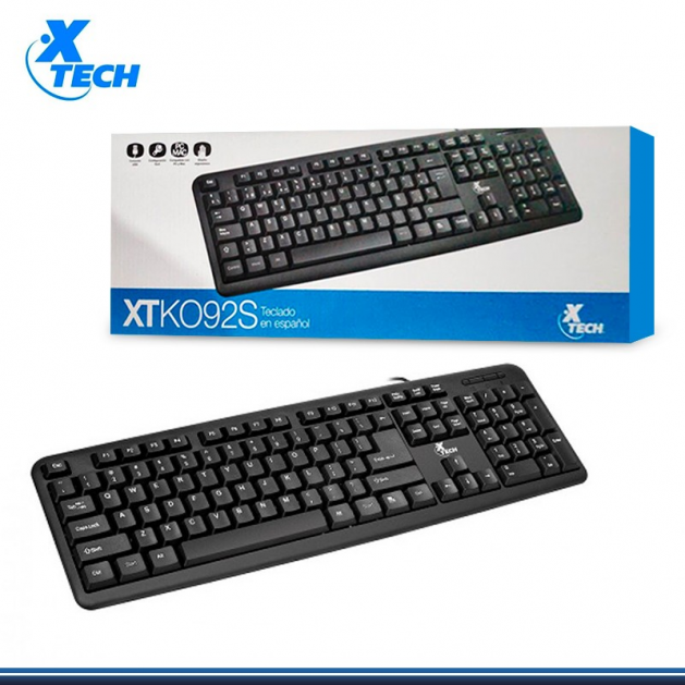 TECLADO XTECH XTK092E