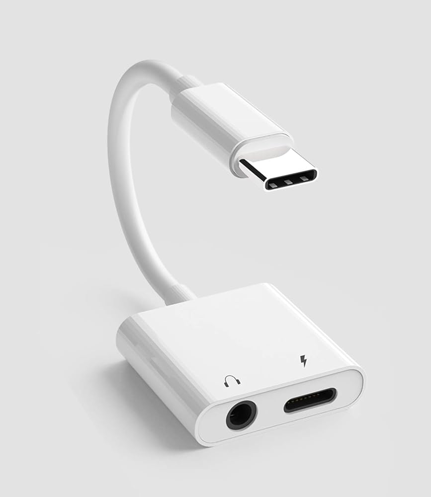Adaptador tipo C a carga y 3.5mm