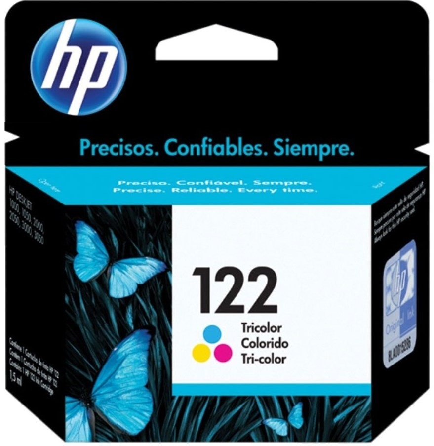 Tinta Hp original tricolor 122