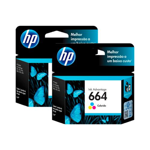 Tinta Hp original tricolor 664