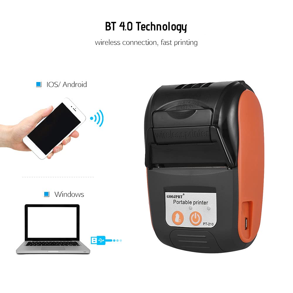 Impresora Punto de venta termica Bluetooth GOOJPRT 